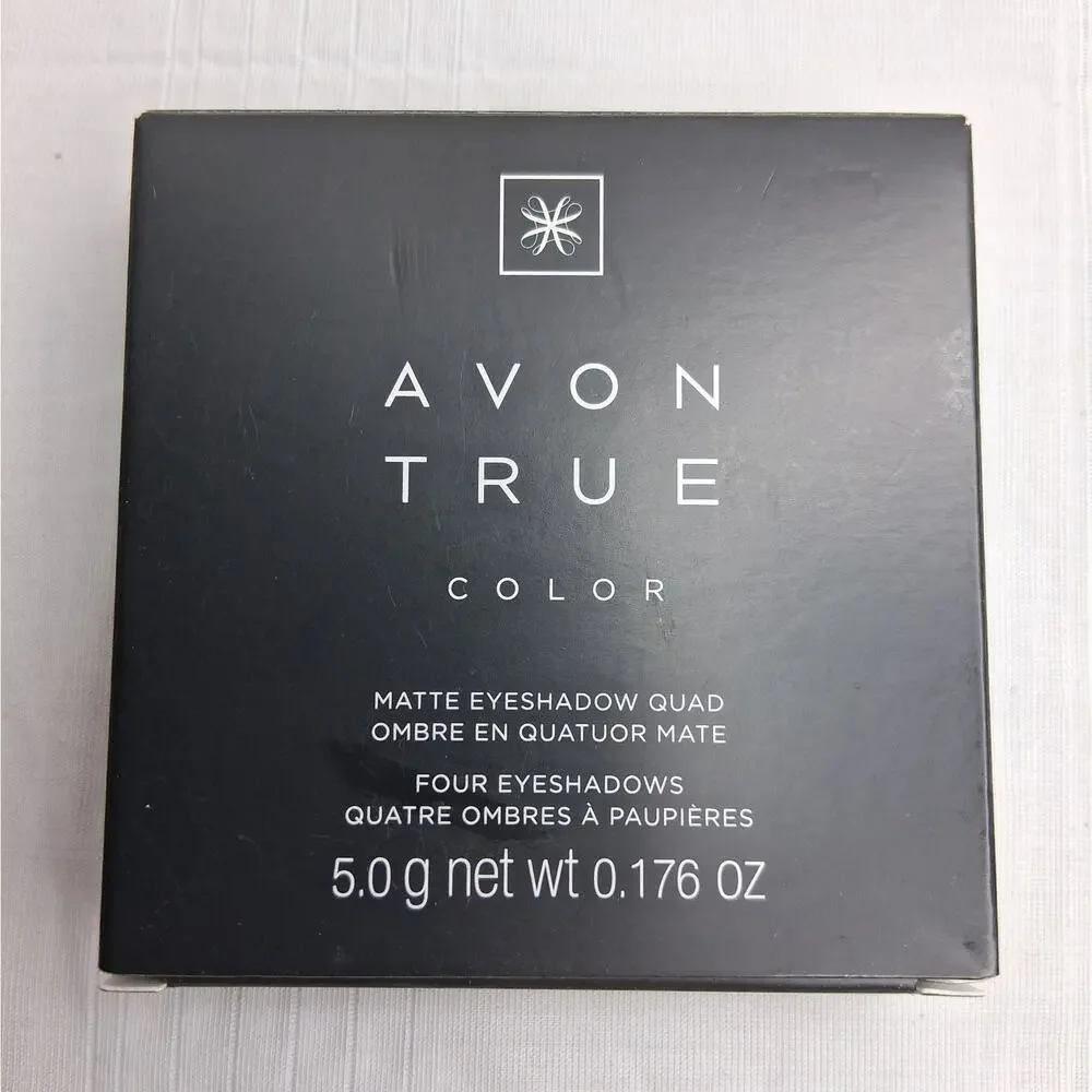 Avon True‎ Color Matte Eyeshadow Desert Sunset Quad NIB Purple Orange Brown